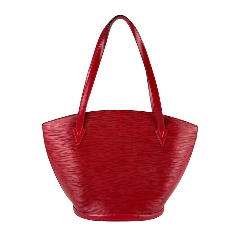 Louis Vuitton Epi Saint Jacques Shopping Leather Shoulder Bag Red